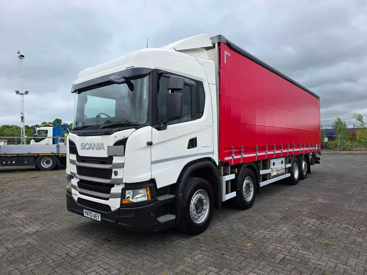 2021 Scania G410 8X2 Rear Lift Steer 30ft curtains - Image 3