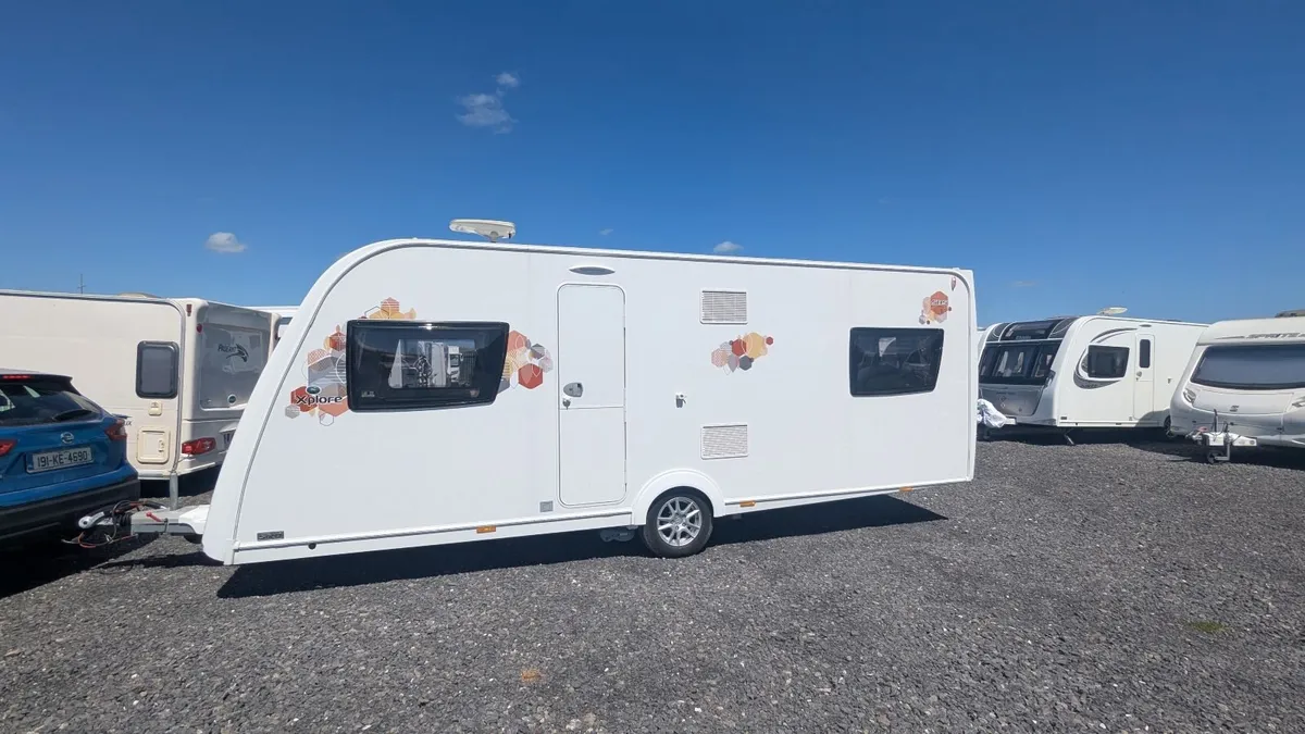 2023 Elddis Xplore 585 5 berth within warranty - Image 1