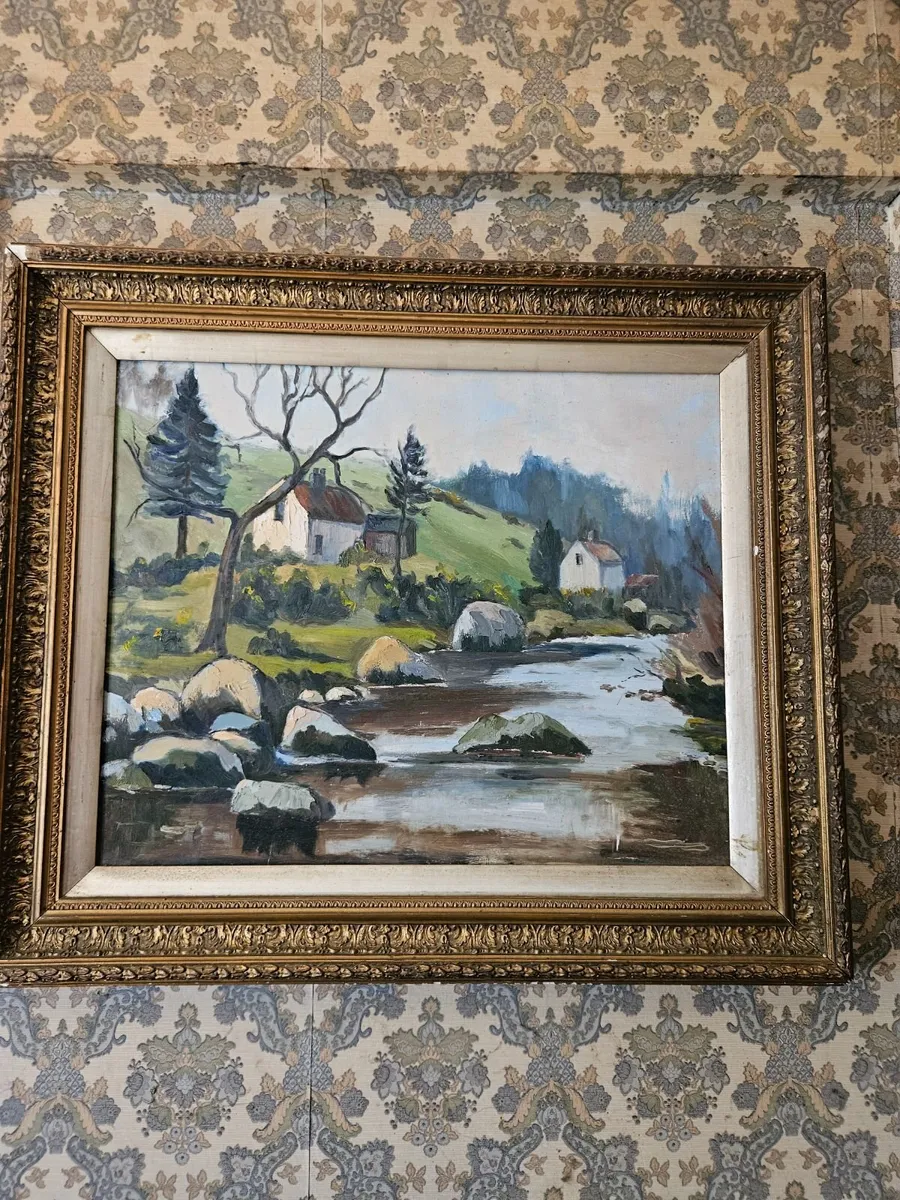Picture Oil on Canvas - Image 4