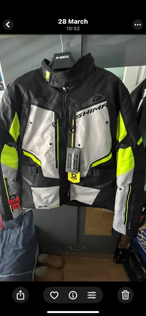 Brand new SHIMA motorbike jacket