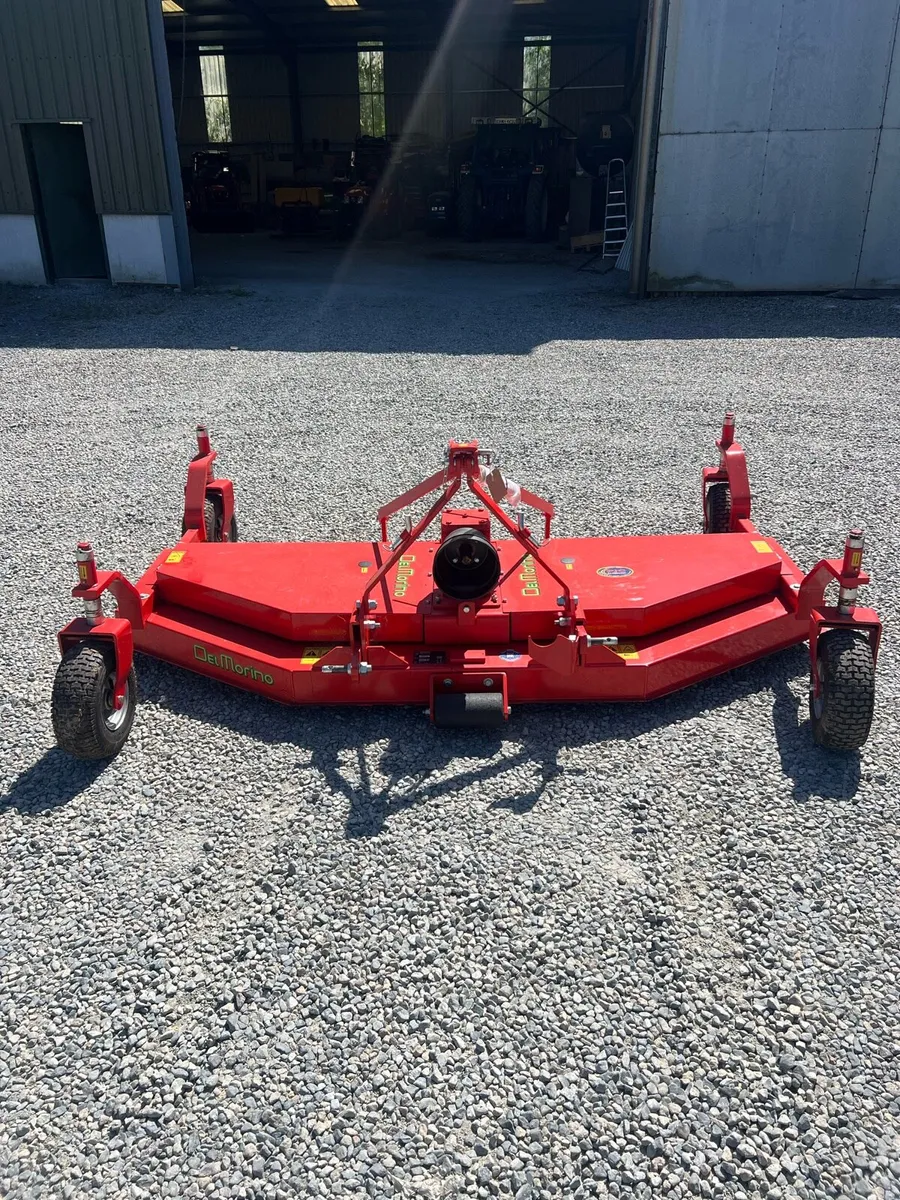 NEW DEMO DELMORINO 8ft FINISHING MOWER - Image 2
