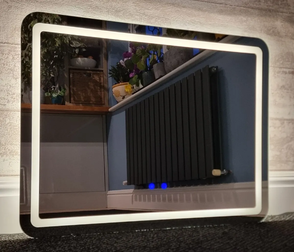 LED Bathroom Mirror 60x80cm Antifog Demister - Image 4