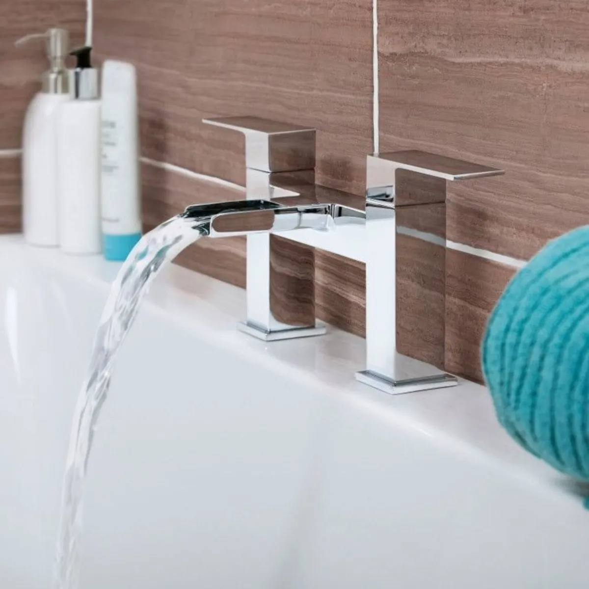 Waterfall Bath Filler Mixer Tap Chrome - Niagara - Image 2