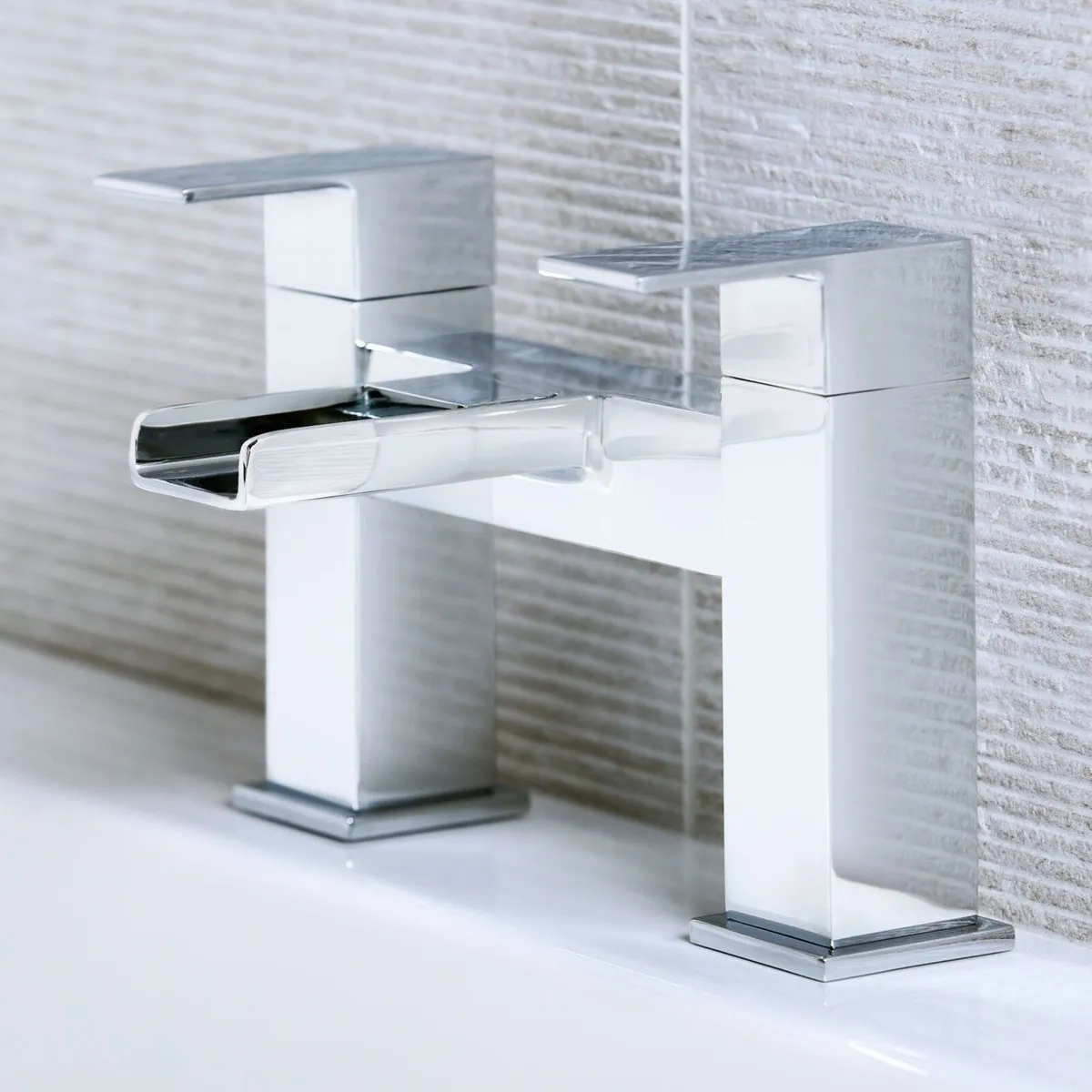 Waterfall Bath Filler Mixer Tap Chrome - Niagara - Image 1