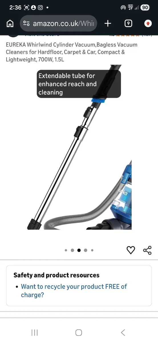 AUREKA Cylinder hoover - Image 1