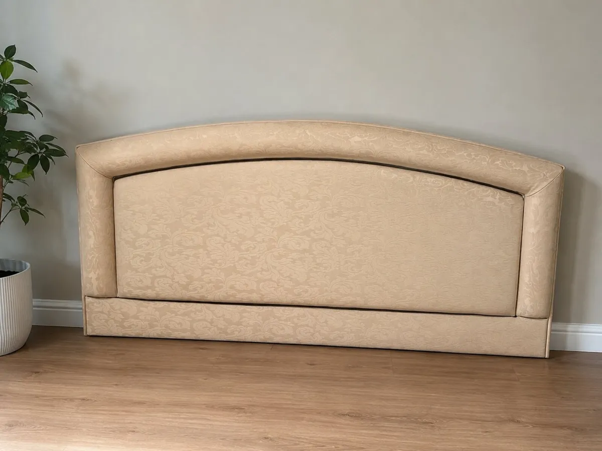 Arnotts Double Headboard - Cream - Great condition - Image 1