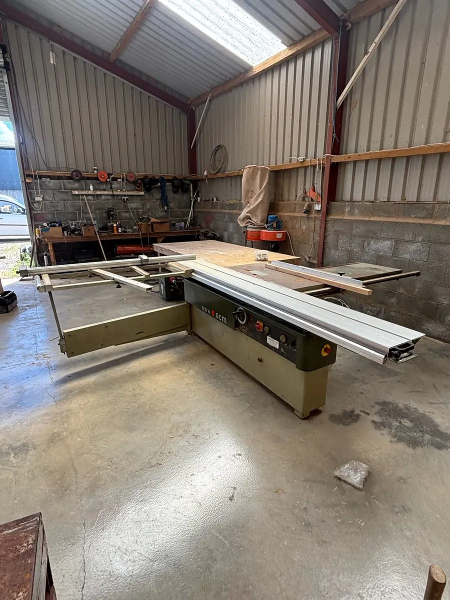 Panel saw. 3 phase converter.Edge bander. Planer. - Image 1