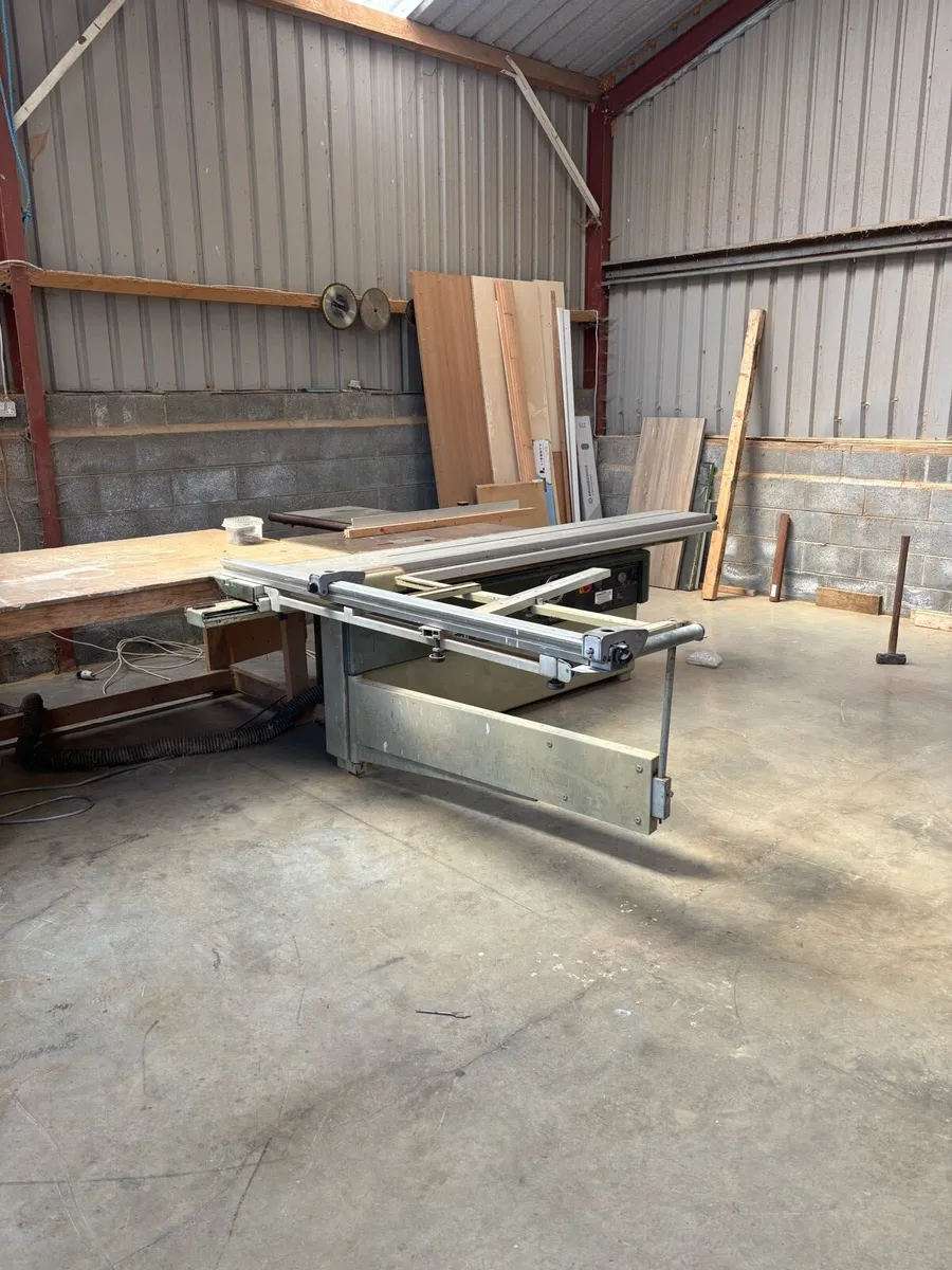 Panel saw. 3 phase converter.Edge bander. Planer. - Image 2