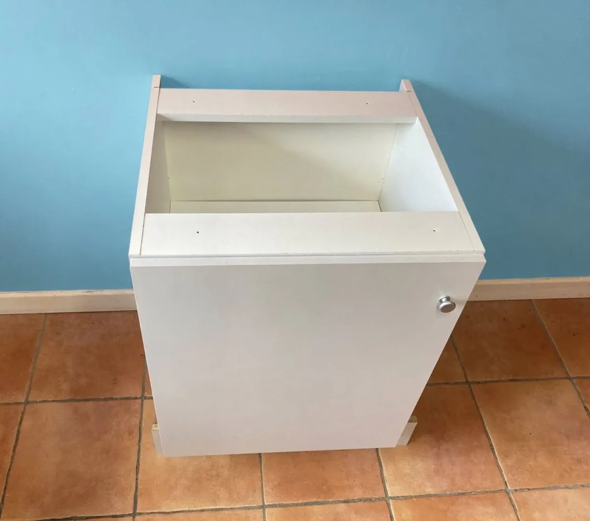 White Storage Cabinet - For Kitchen/Utility Room - Image 3