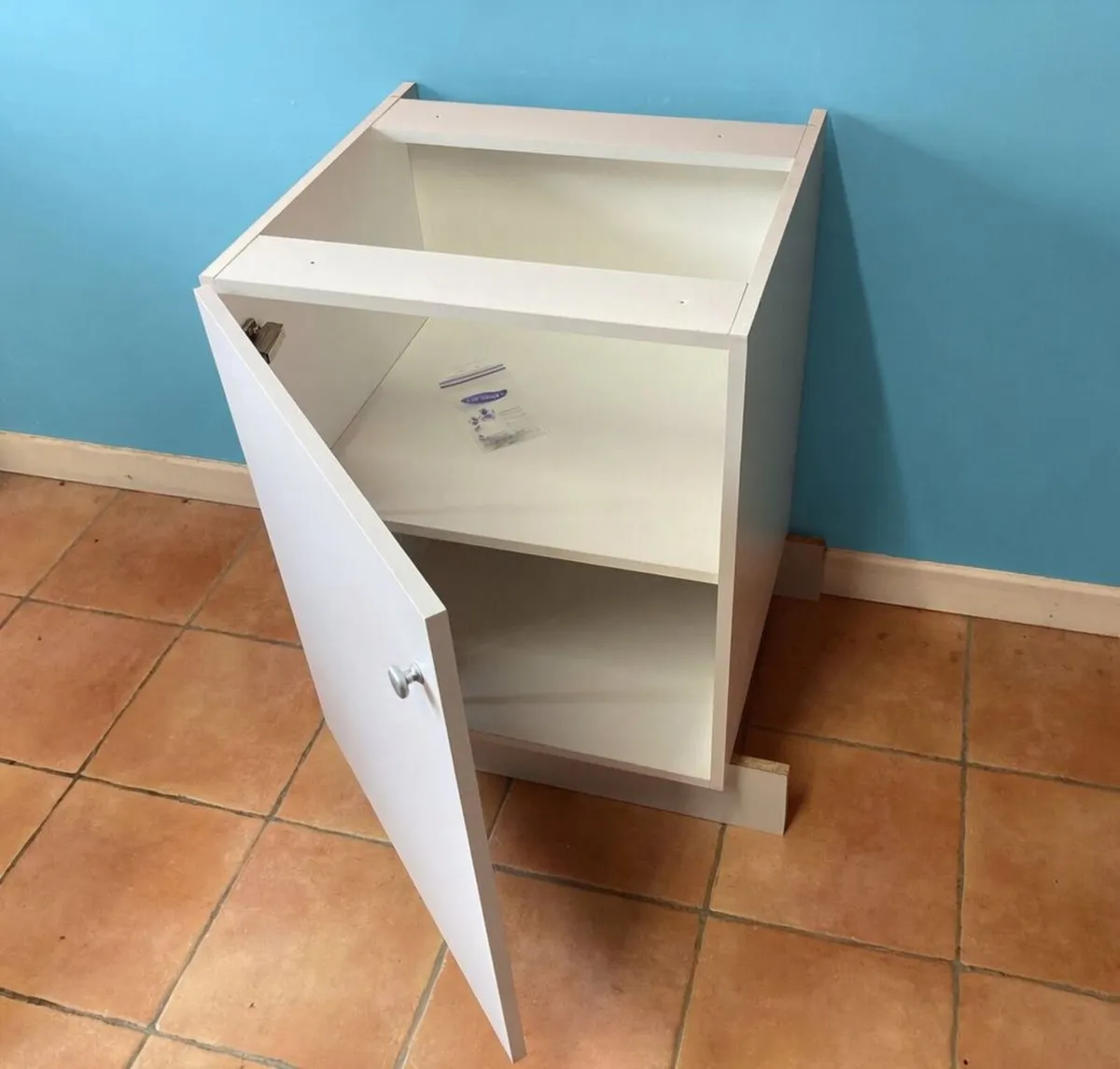 White Storage Cabinet - For Kitchen/Utility Room - Image 2