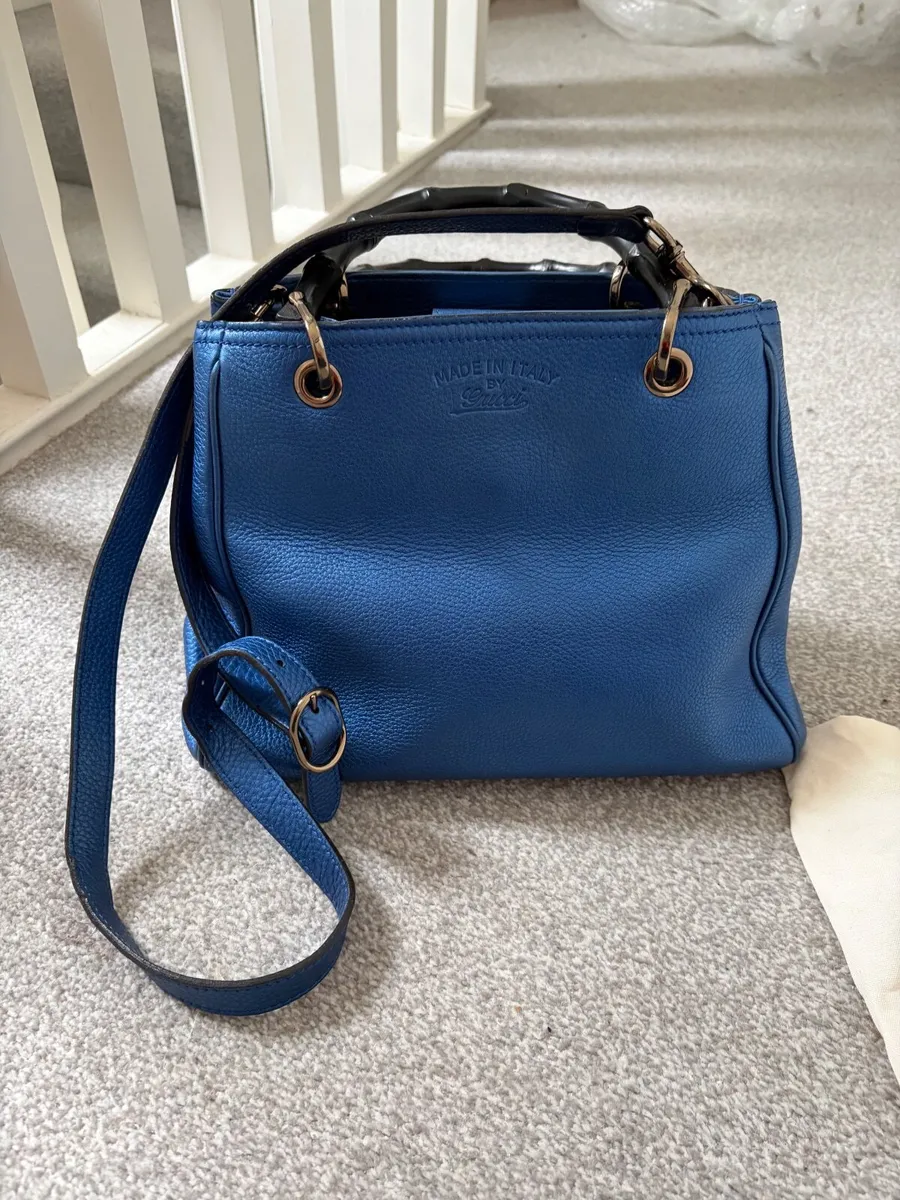 Gucci bamboo shopper tote crossbody handbag - Image 1