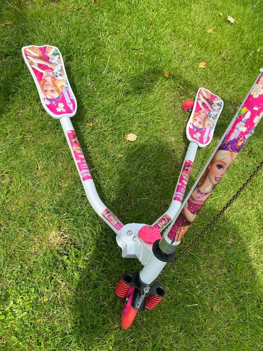 Pink Scooter Girls Kids 3 Wheel Fliker - Image 4