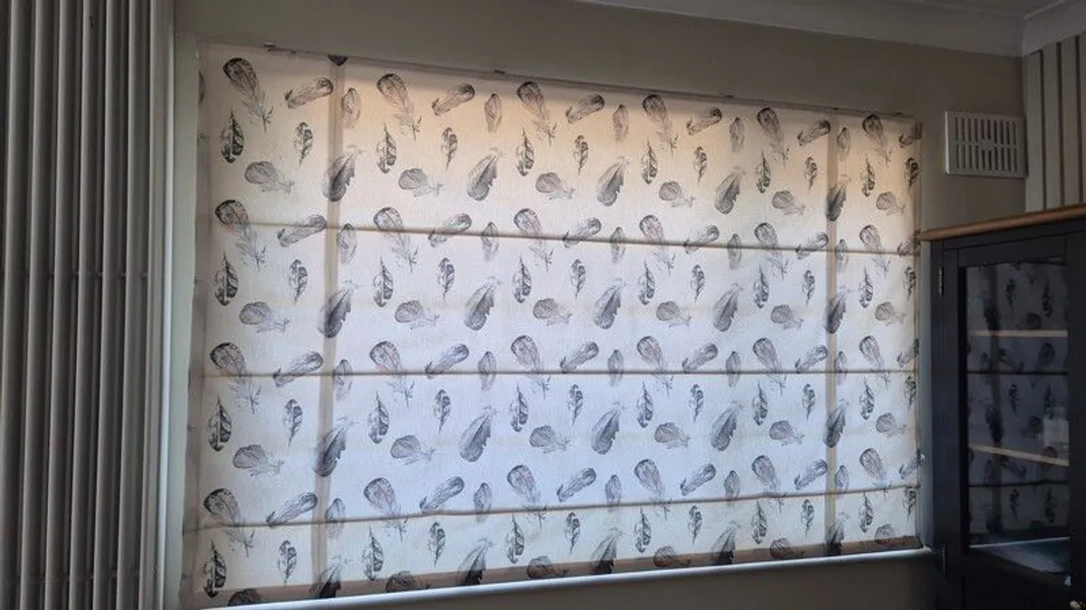 x2 Roman Blinds (can be sold separately) - Image 1