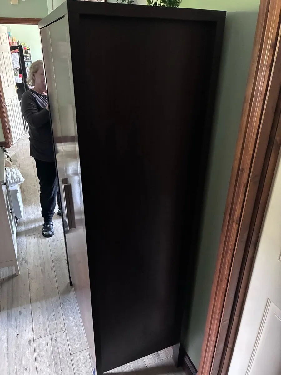 Large (around 6 feet) dark wood wardrobe - Image 2