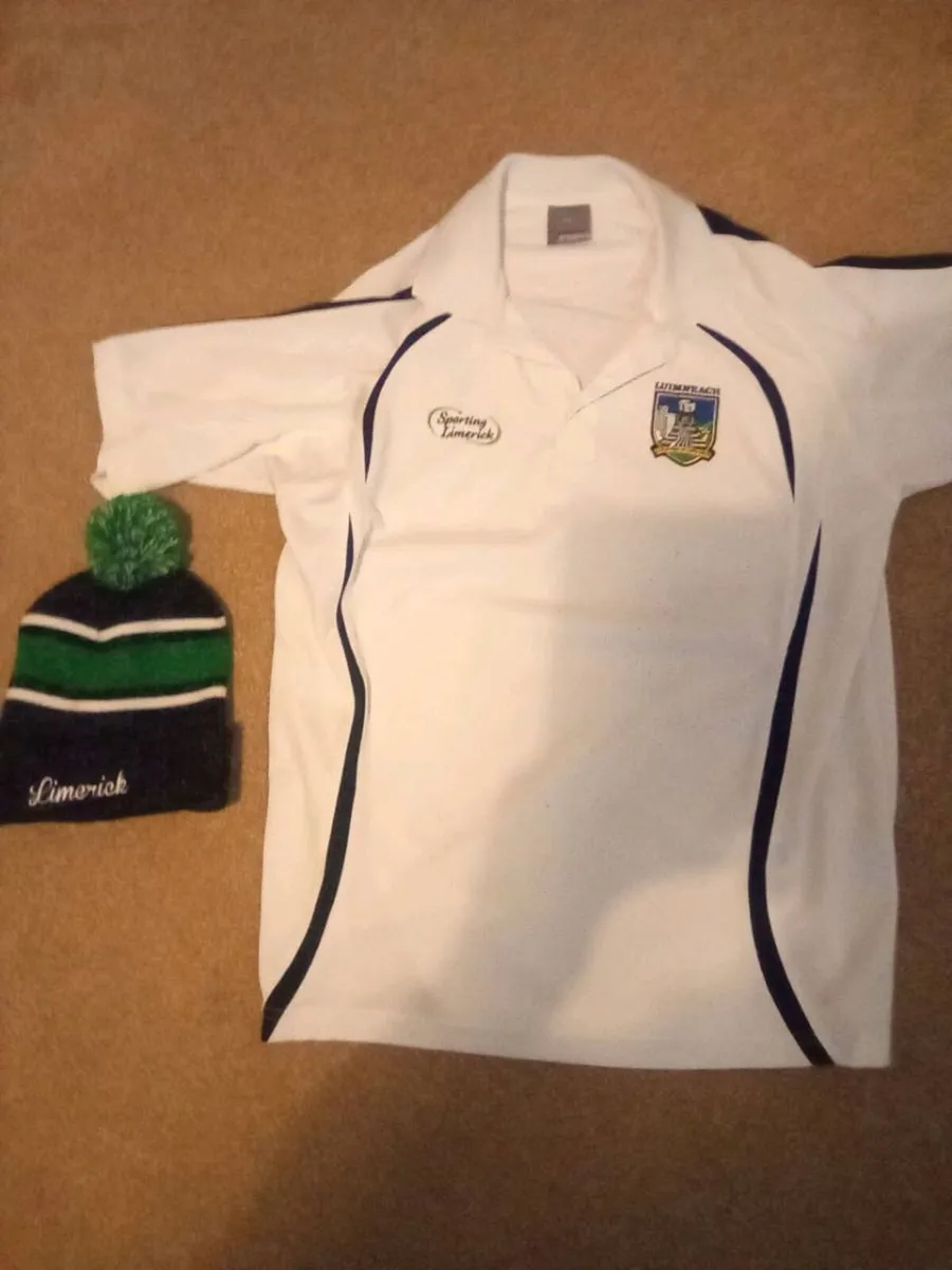 LIMERICK. G.A.A.  TEE. SHIRT.  AND.  HAT - Image 1