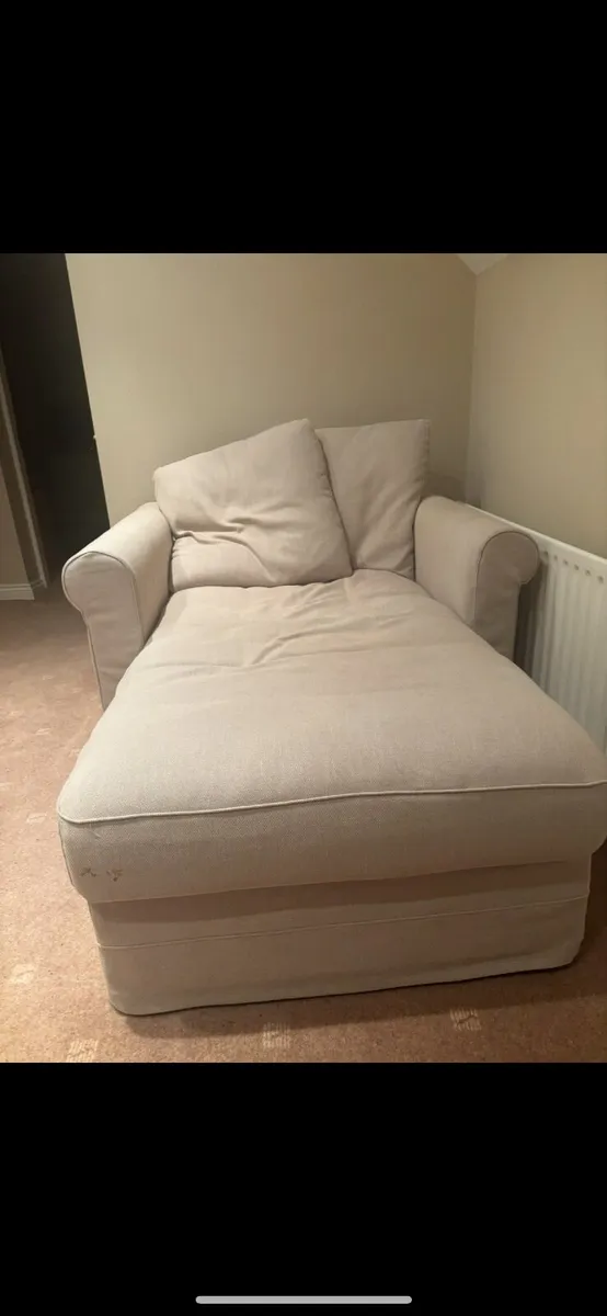 IKEA Chaise chair with armrest & hidden storage - Image 4