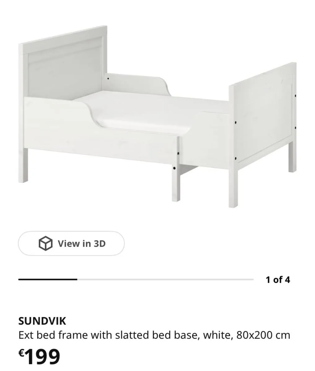 Sundvik ikea extendable bed Vimsig Foam mattress - Image 3