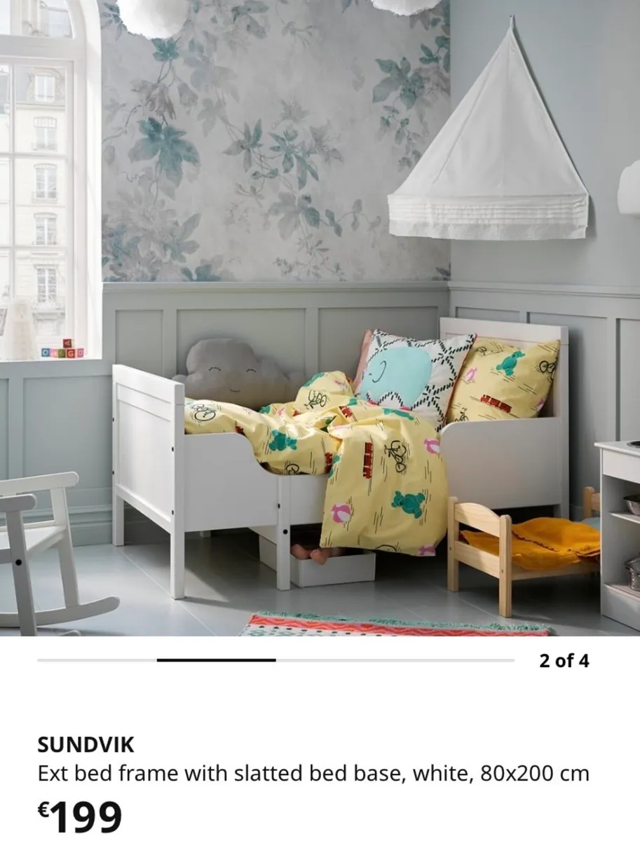 Sundvik ikea extendable bed Vimsig Foam mattress - Image 4
