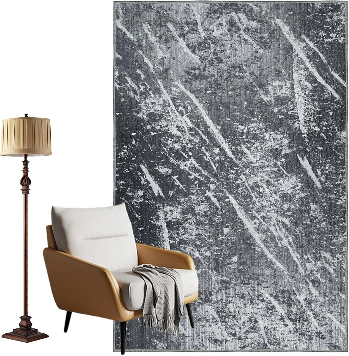 Machine Washable Rugs for Living Room - Modern - Image 2