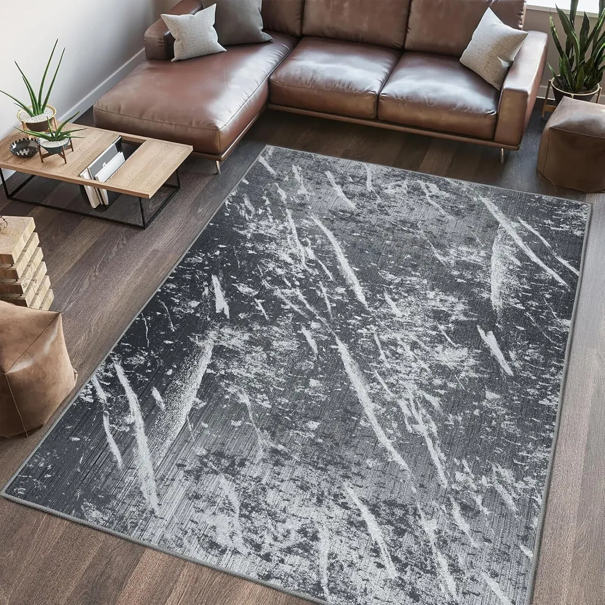 Machine Washable Rugs for Living Room - Modern - Image 3