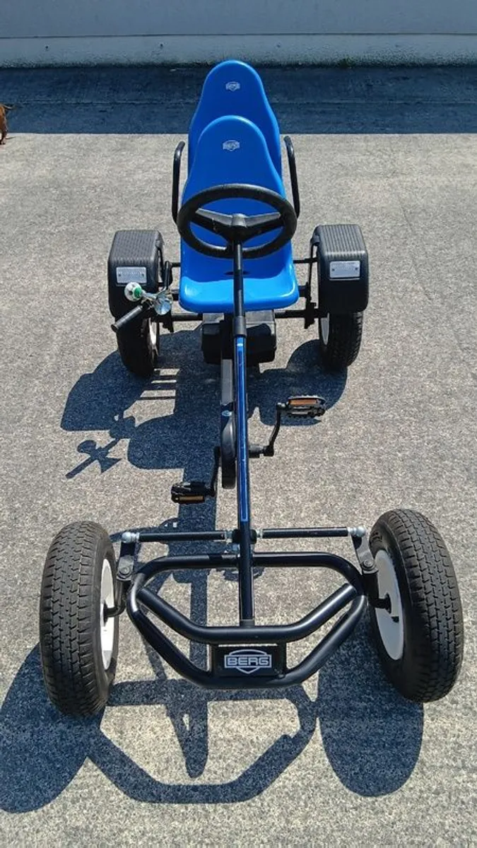 BERG Pedal Go-Kart 2-Seater - Mint Condition - Like New - Image 4