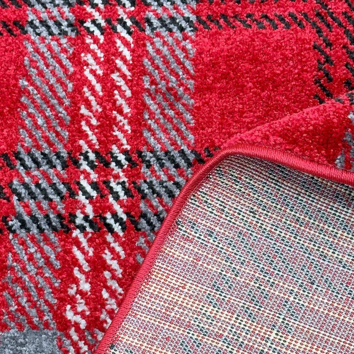 Classic Tartan Check Area Rug for Living Room - Image 4