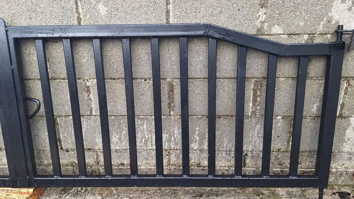 Galvanised gates new 3.4mX 900 - Image 3