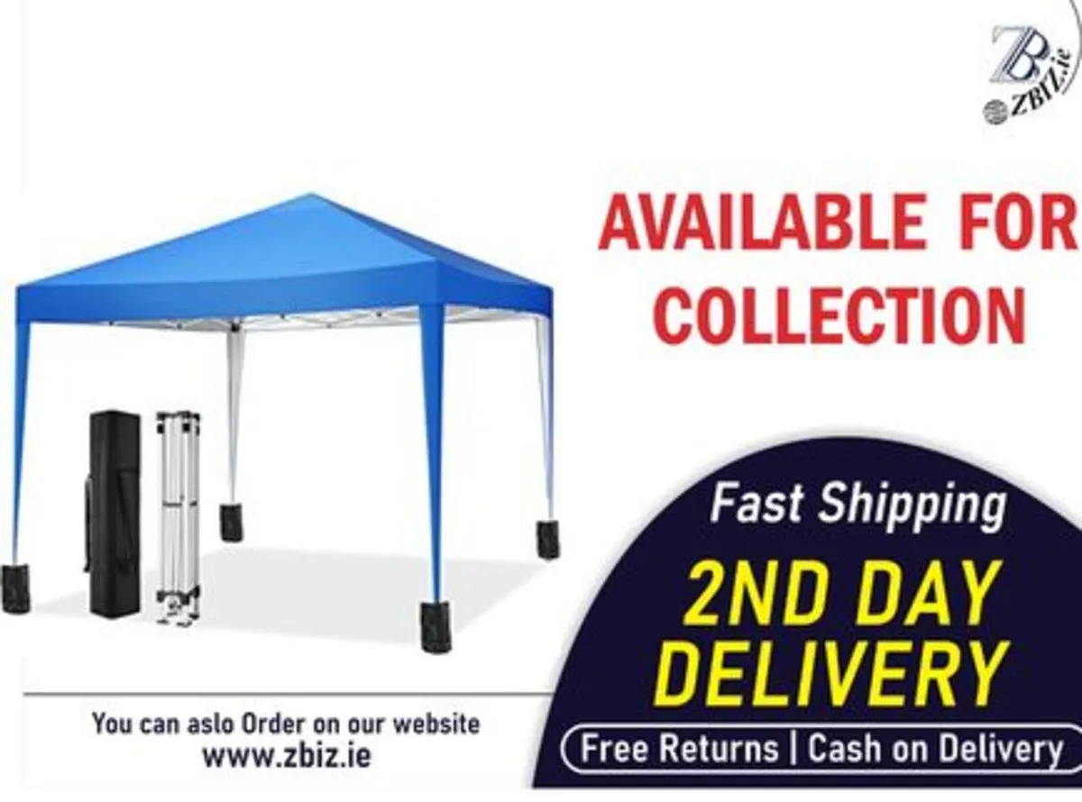 Gazebo Pop Up Tent Outdoor Event Shelter - Image 1