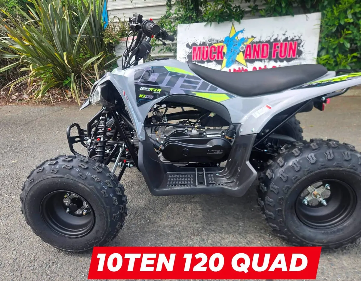 10TEN 120 EFI TOP Speck Quad DELIVERY/WARRANTY - Image 1