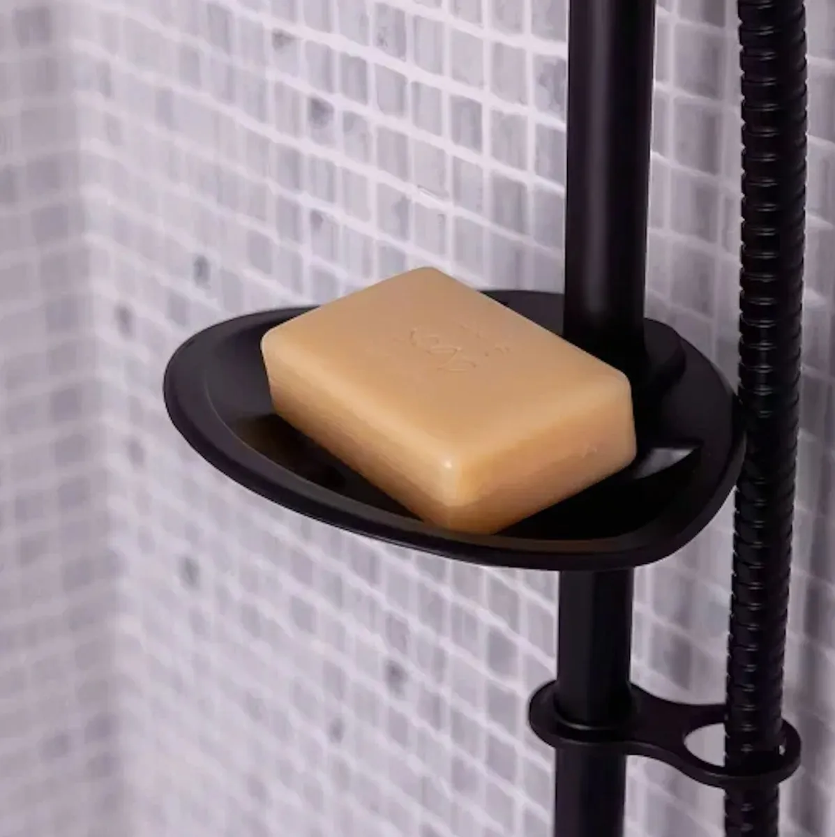 Slide Rail Shower Kit Matt Black - Image 4
