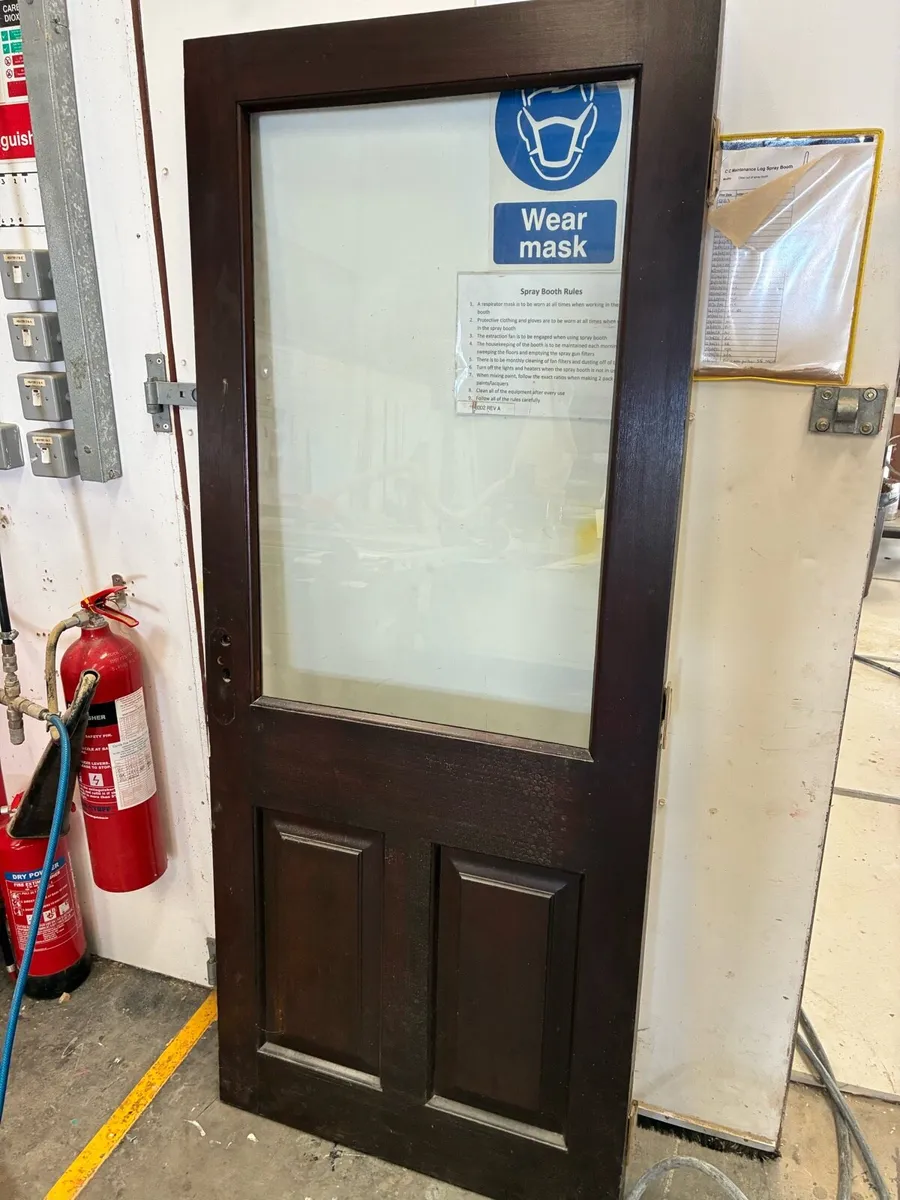Teak door - Image 1