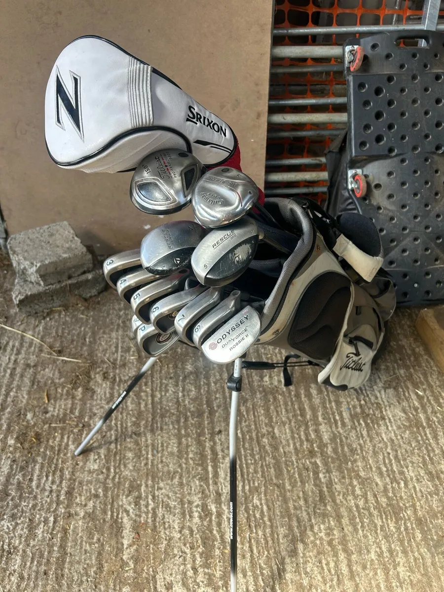 Full golf set and bag - Image 1