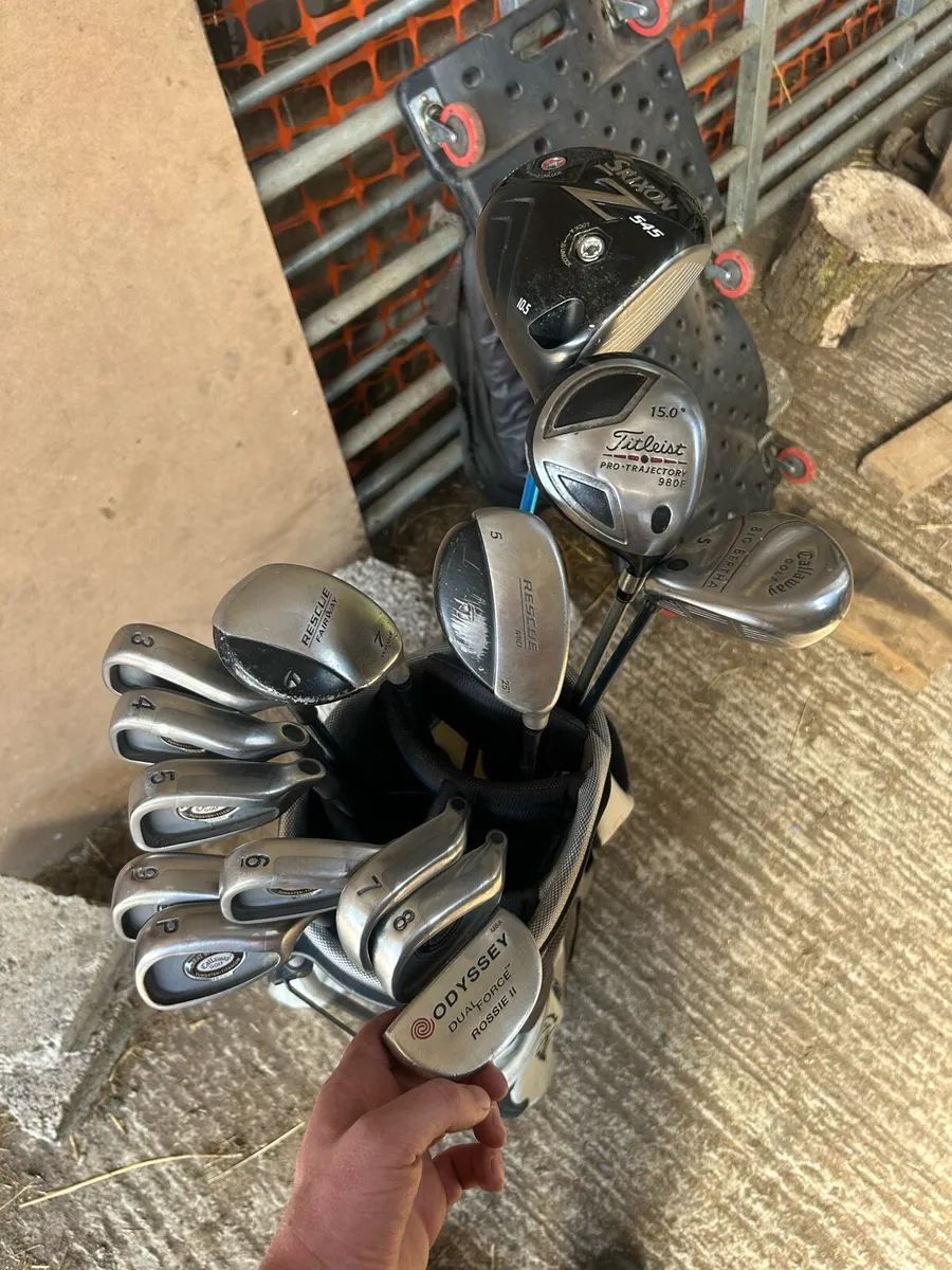 Full golf set and bag - Image 2
