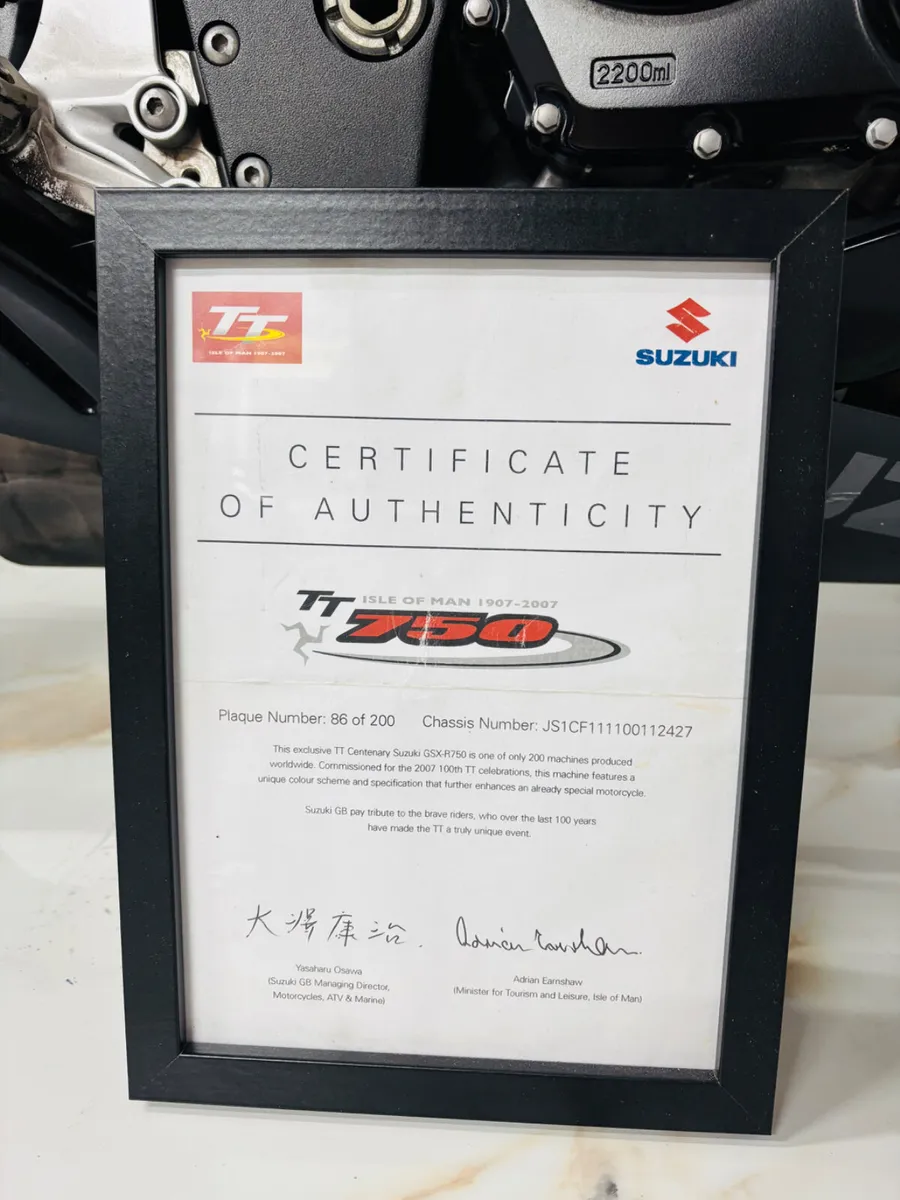 Suzuki Gsxr 750  Isle of Man - Image 2