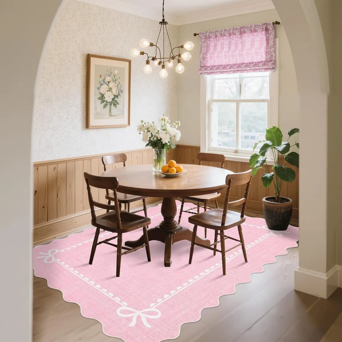 160 x 230 cm Modern Scalloped Rugs for Living - Image 3