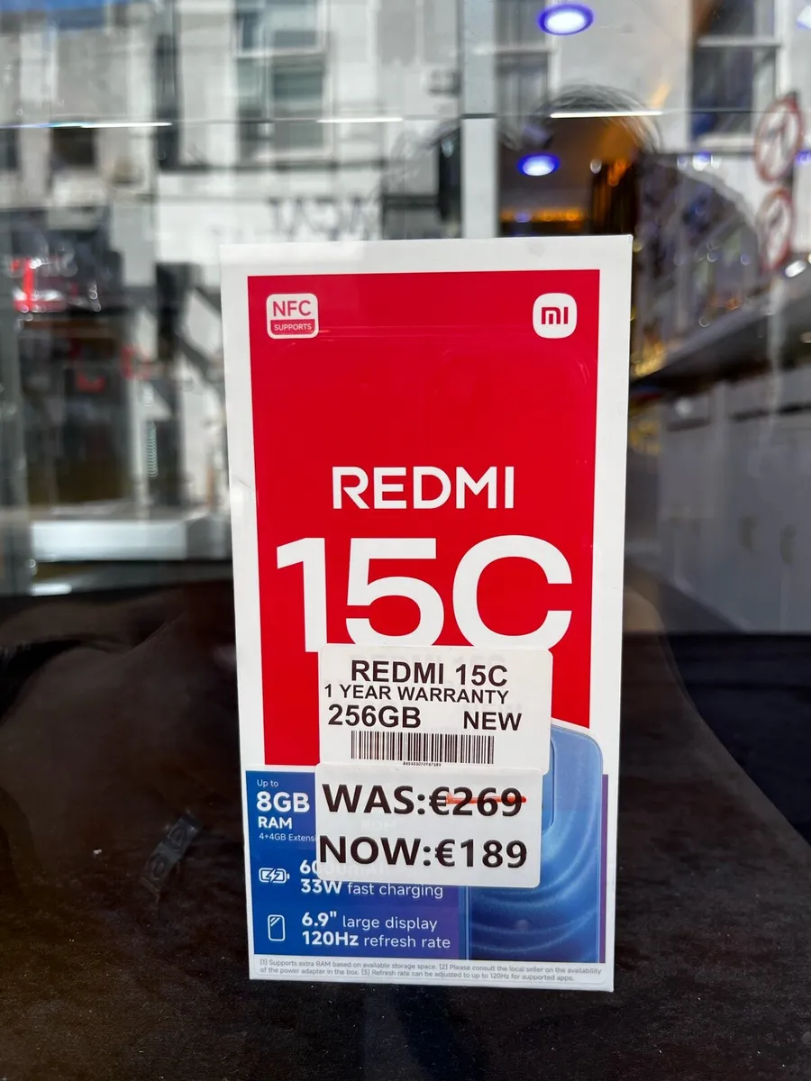 🔥🚜Redmi 15C 256GB New 1year warranty - Image 1