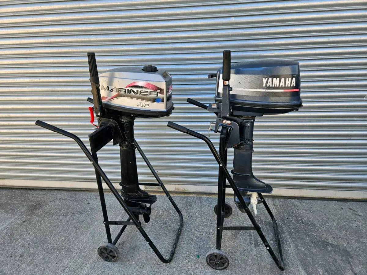 Yamaha 4  hp and Mariner  4hp outboards - Image 1
