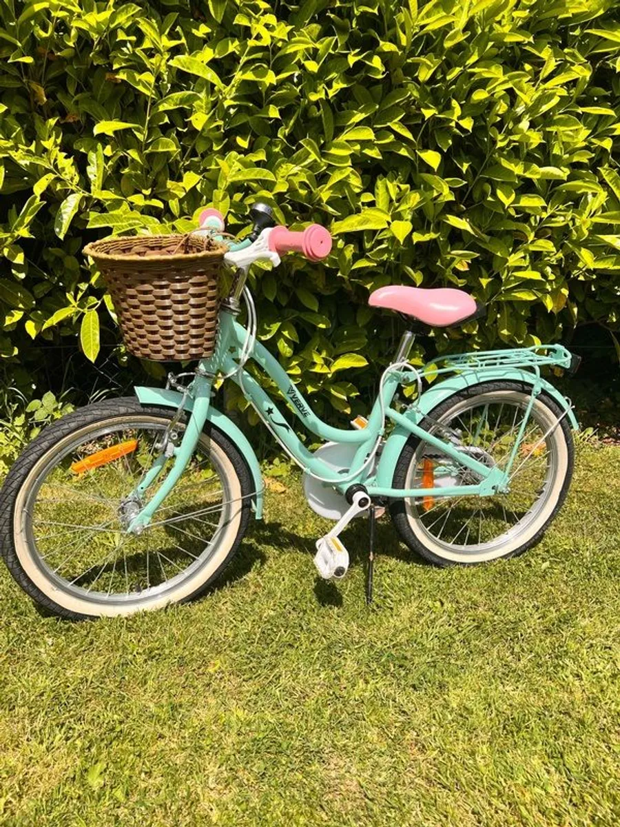 18 Inch Verve Star Bike with Basket Mint - Image 2