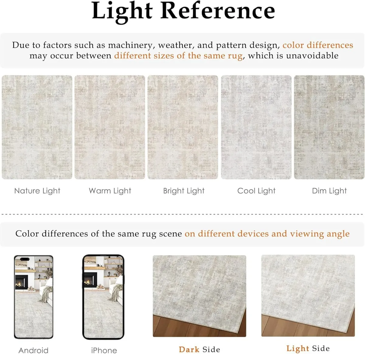 Rugs Living Room Beige Grey Area Rug 240x300cm - Image 2