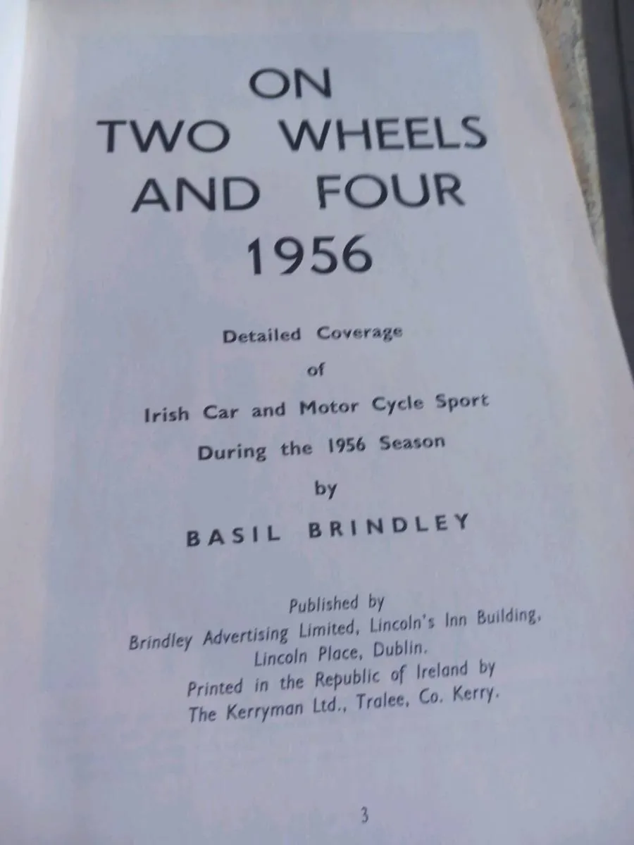 Extremely rare Irish racing book Free reg post D18 - Image 4