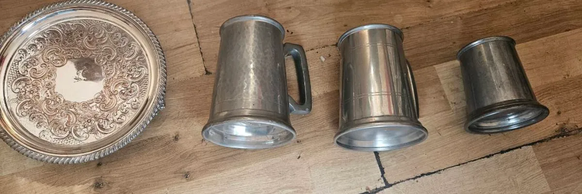 Range of Pewter Silver Plated Epns Items - Image 1
