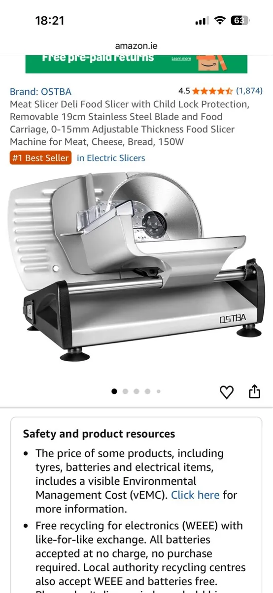 Electric meat slicer - Image 2