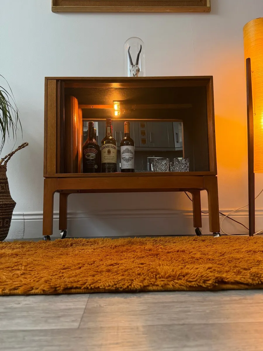 Mid Century Drinks Bar Cabinet - Image 2