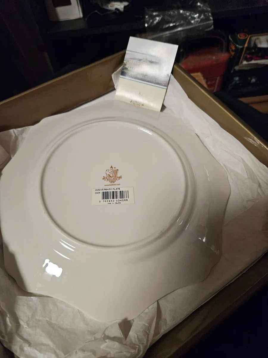 Belleek Anniversary Plate - Image 2