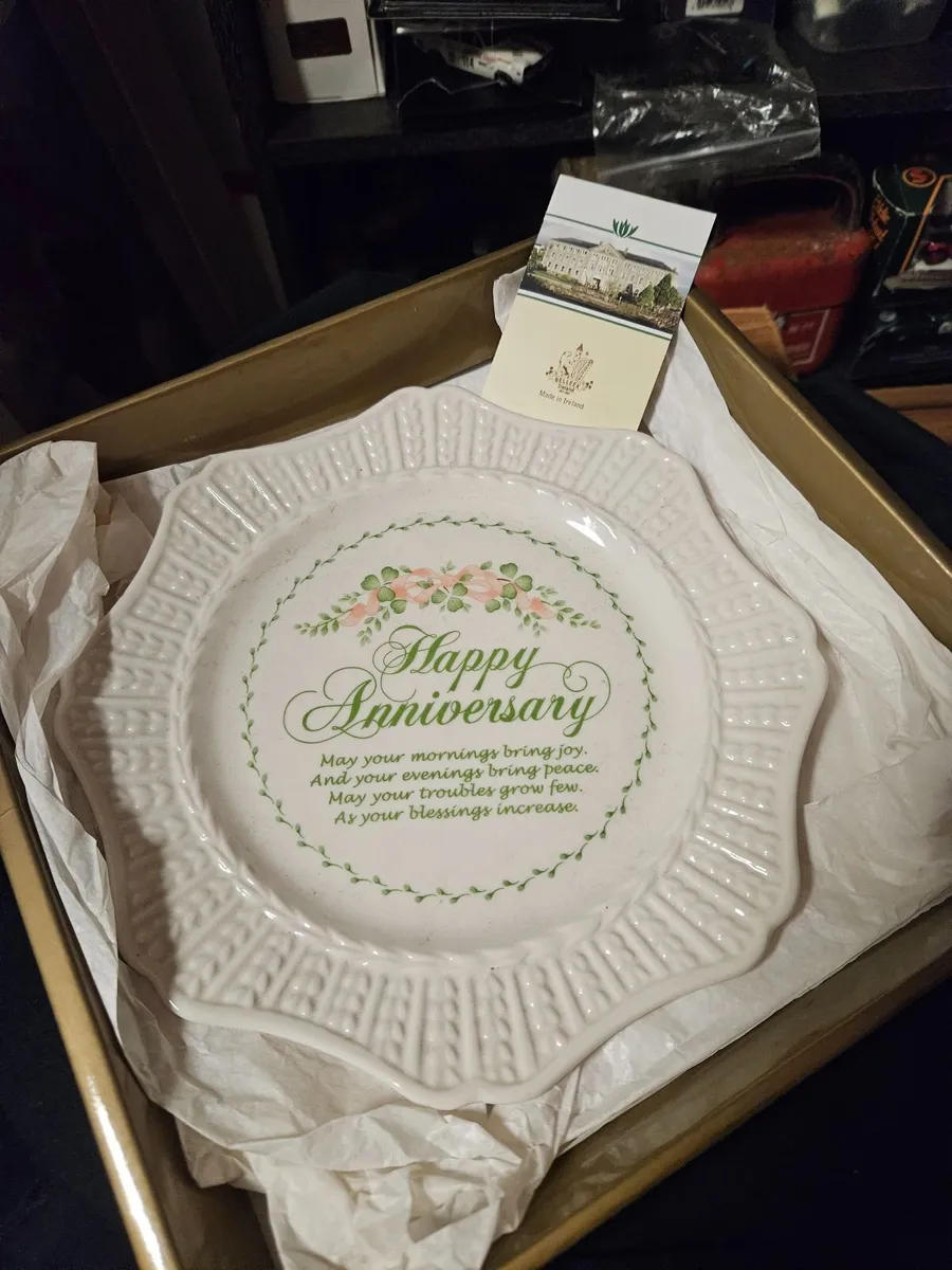 Belleek Anniversary Plate - Image 3