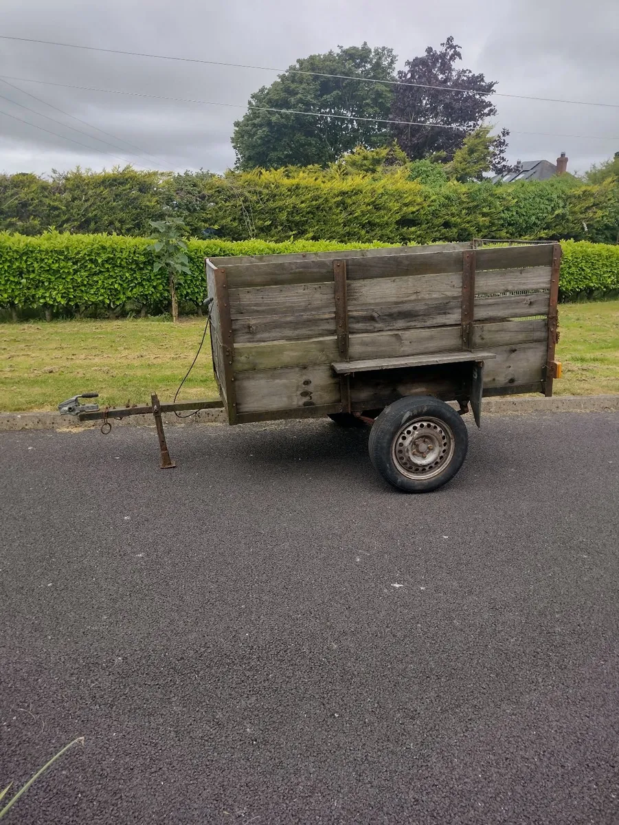 Car trailer 7ft x 4ft - Image 1