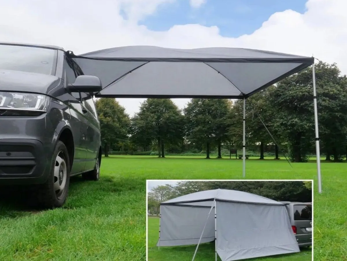 Camper Van Awning Canopy 2.6m x 2.6m Waterproof Su - Image 4