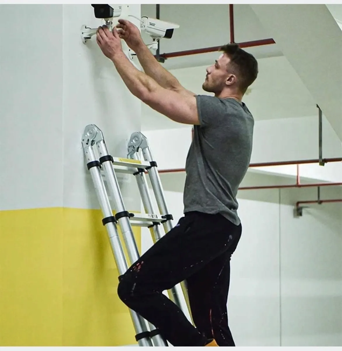 ladder 5 m aluminum up to 150 kg - Image 4