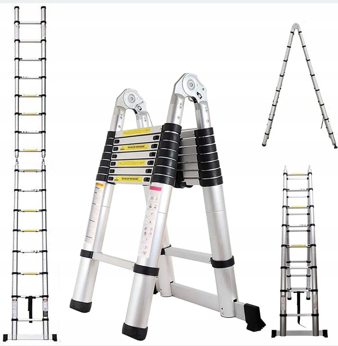 ladder 5 m aluminum up to 150 kg - Image 2