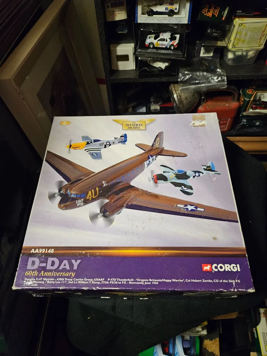 Corgi D Day Aircraft P47 P51 Dakota - Image 1